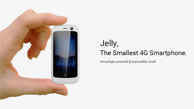 Dünyanın En Küçük 4G Akıllı Telefonu: Jelly