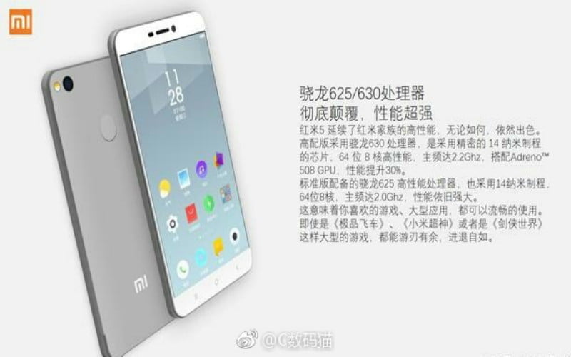 Xiaomi Redmi 5 serisi ile ilgili bilgiler gelmeye başladı 1 Xiaomi Redmi 5 serisi