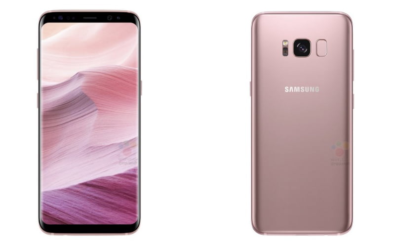 pembe galaxy s8 plus