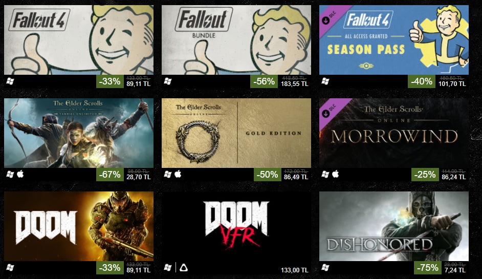 quakecon 2017 doom fallout indirim