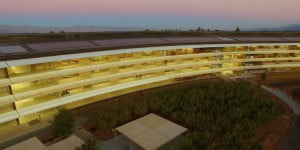 Gün batımında Apple Park! İşte Son Hali! 14 apple park