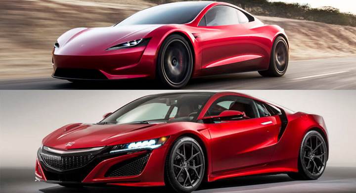Tesla Roadsterin tasarimi Honda NSX modelinden mi kopyalandi95422 0