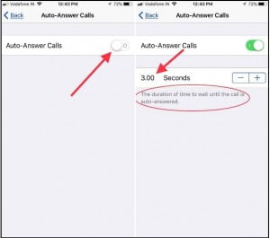 iOS 11 -aramaları otomatik cevaplama