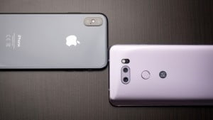 iphone x ve lg v30