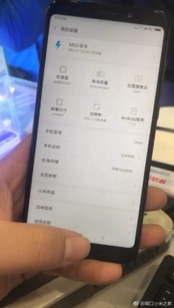 Xiaomi Redmi Note 5 Sızdırıldı!