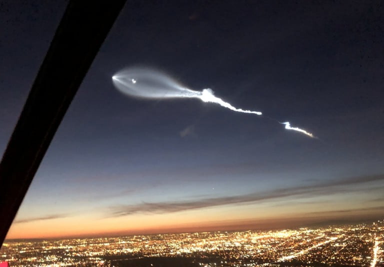 Falcon 9 Roketi UFO Paniğine Sebep Oldu