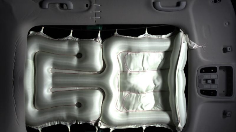 Hyundainin yeni hava yastığı test aşamasında