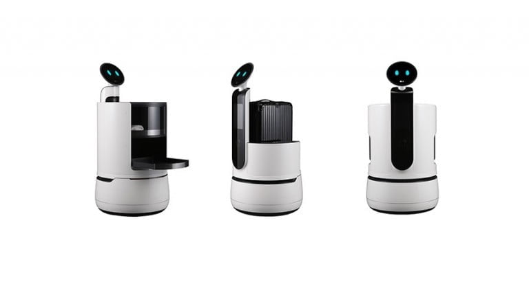LG’nin robotları: Porter Robot, Shopping Cart Robot ve Serving Robot – #CES2018