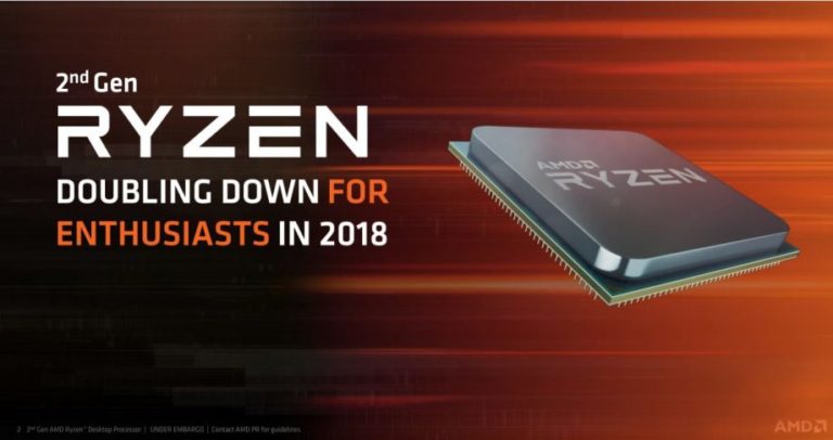 AMD İkinci Nesil Nesil Ryzen İşlemcilerini Duyurdu