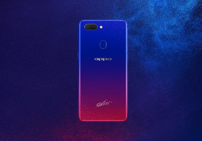 Oppo R15 Nebula