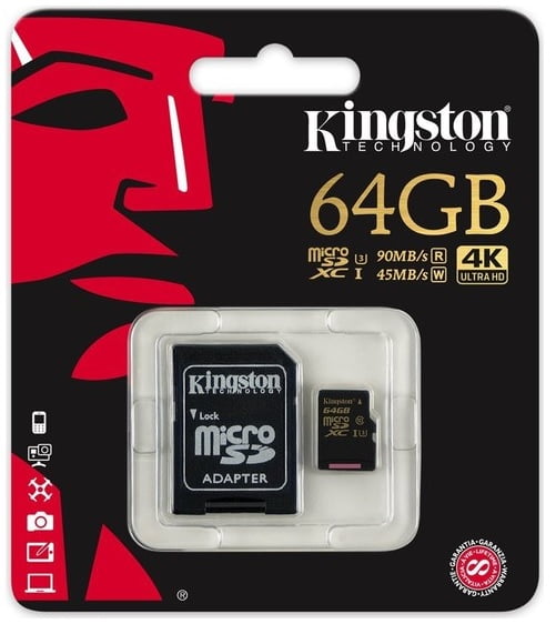 Kingston 64GB SDCG microSD kart inceleme