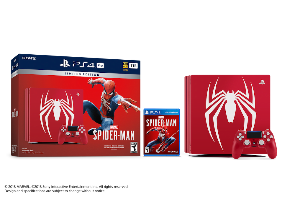 Spider-Man temalı PlayStation 4 Pro
