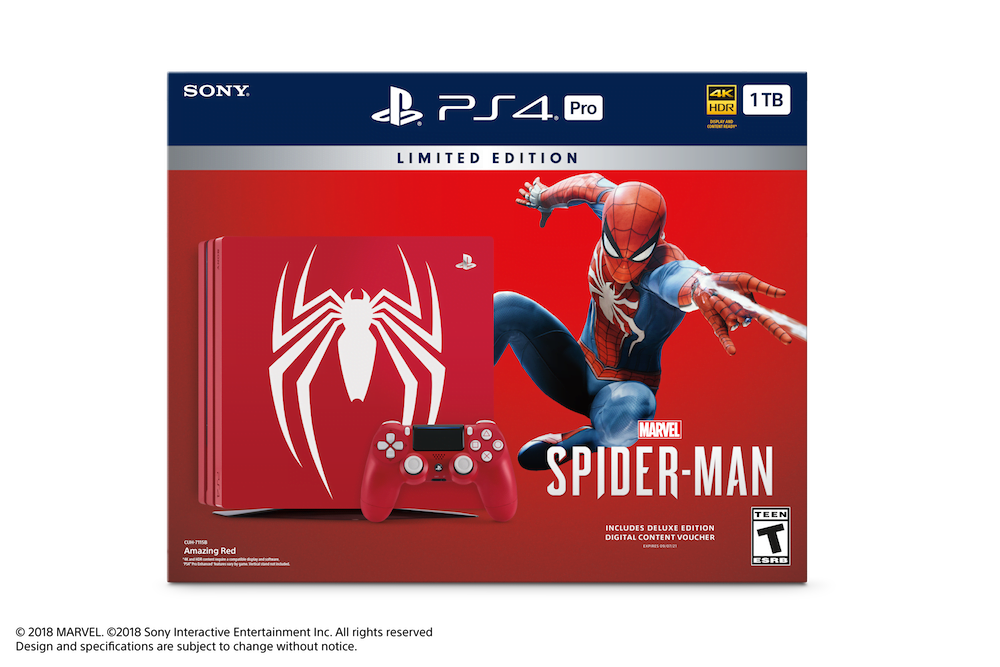 Spider Man temalı PlayStation 4 Pro 5