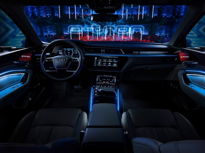 audi e tron preview interior sound designboom03