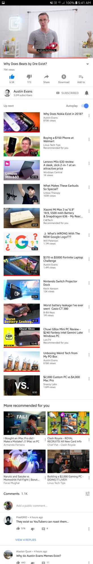 youtube recommended for you 4