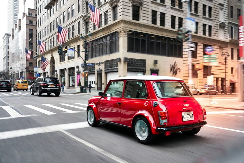 classic MINI electric concept new york designboom07