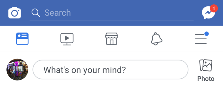 Facebook'un mobil uygulamasına önemli bir özellik geliyor 1 facebook bar