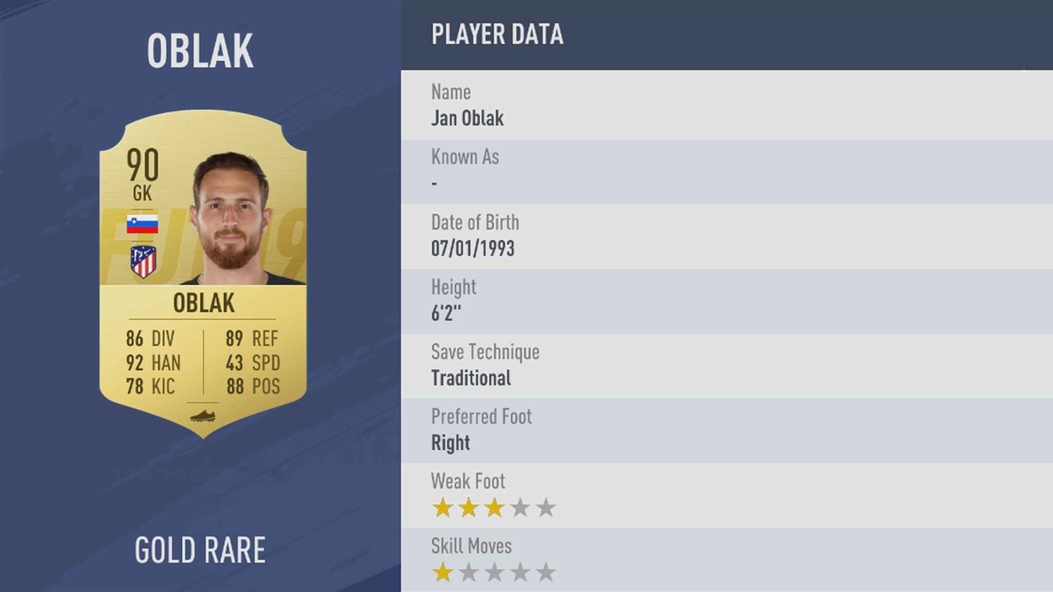 FIFA19 tile large 15 Oblak lg
