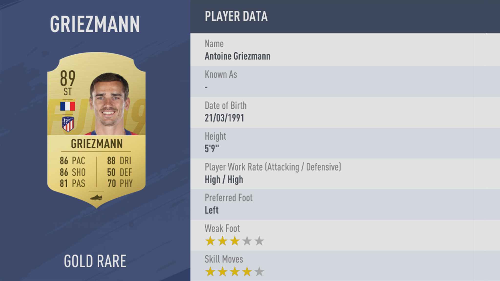FIFA19 tile large 18 Griezmann lg