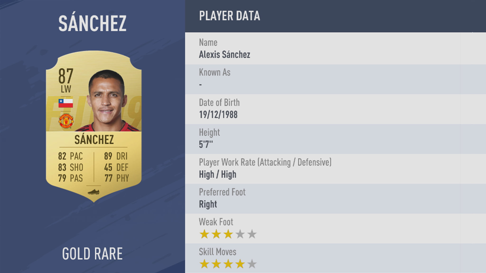 FIFA19 tile large 56 Sanchez lg