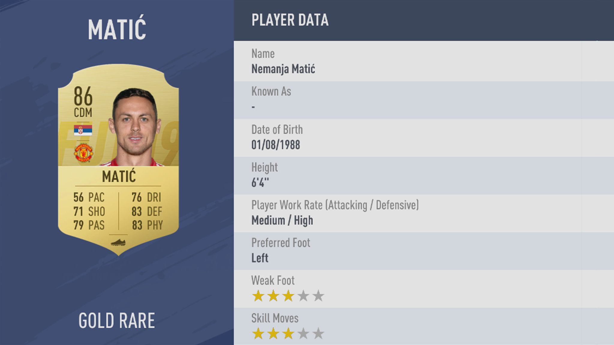FIFA19 tile large 76 Matic lg