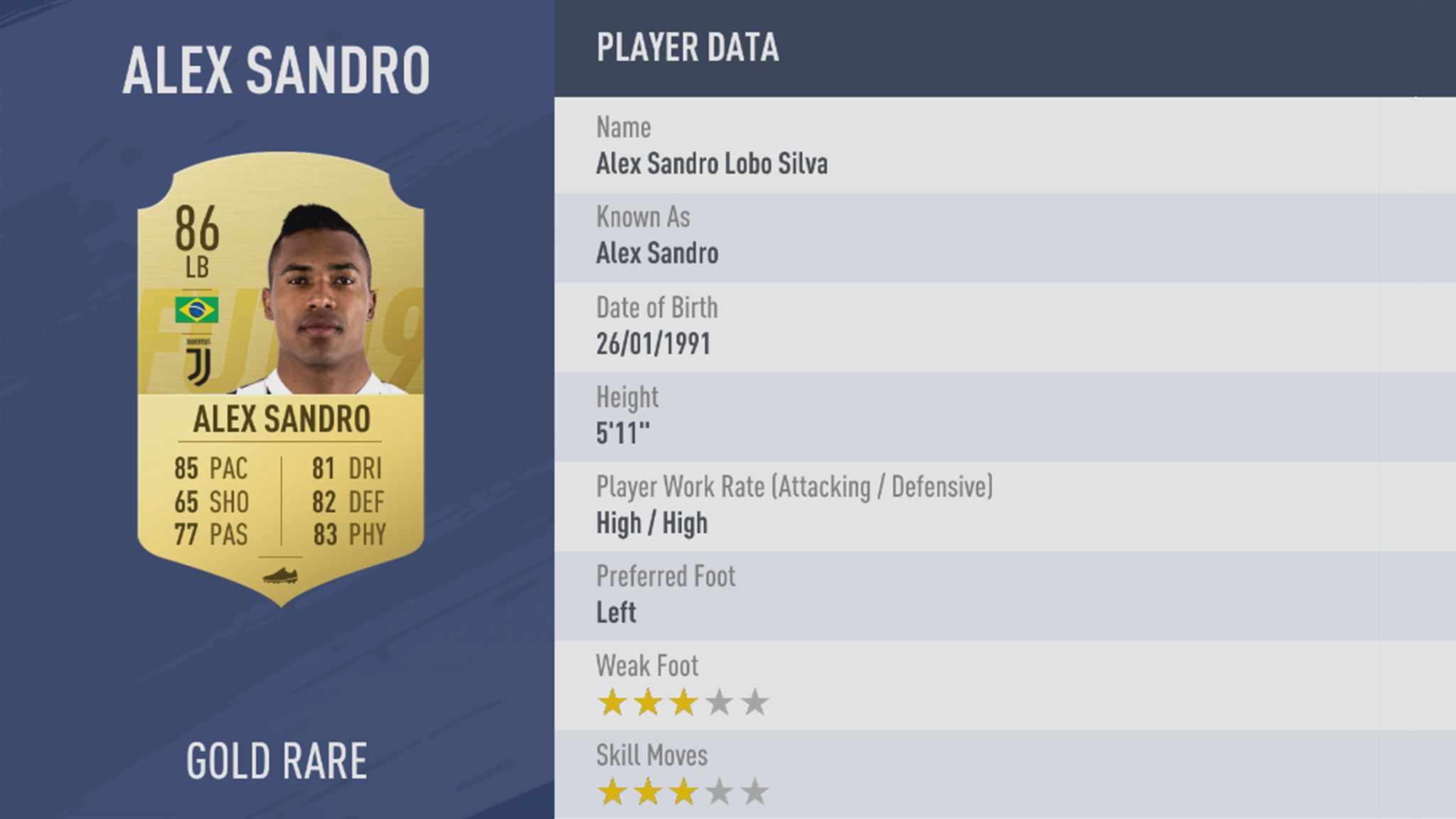 FIFA19 tile large 79 AlexSandro lg
