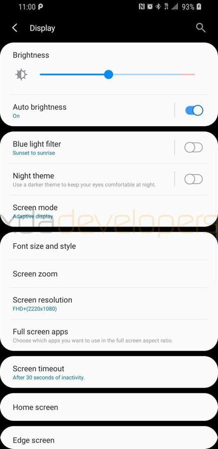 Samsung Experience 10 based on Android 9 Pie 11