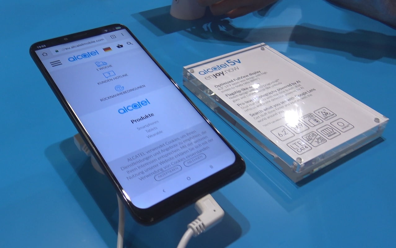 Alcatel 5V ve Alcatel 3T yakında Türkiye'de - #IFA2018