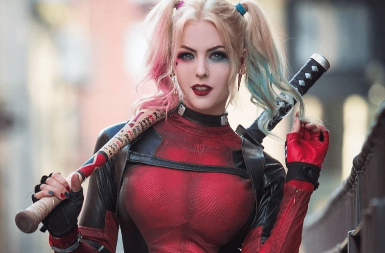 deadpool harley quinn maid of might cosplay min