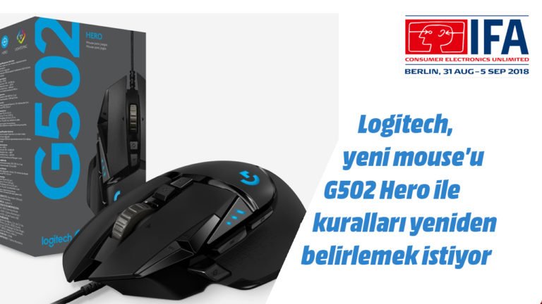 Logitech G502 Hero mouse ön inceleme – #IFA2018