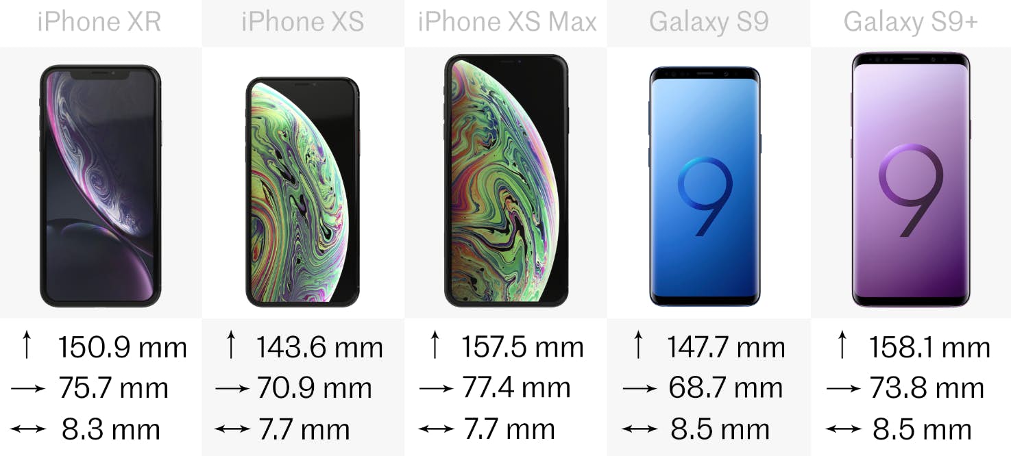 Сравнение xs и 11. Iphone XS XS Max XR Размеры. Айфон XR И XS Max Размеры. Размеры iphone 11 XR XS. Айфон хр ХС ХС Макс.
