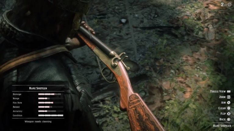 Rdr 2 редкий дробовик rare shotgun