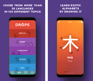 Drops Learn 31 new languages