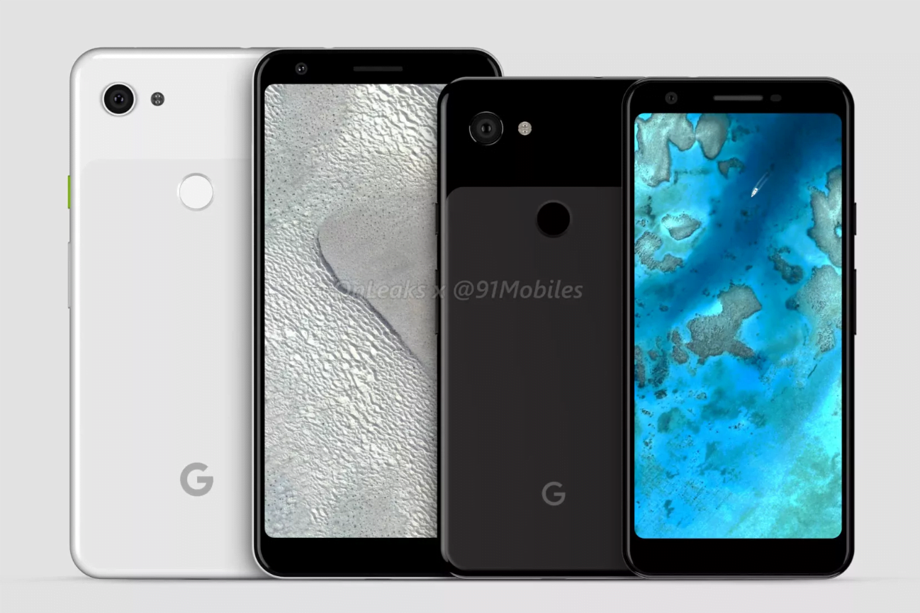 Google Pixel 3 Lite in Black and Pixel 3 Lite XL in White 5