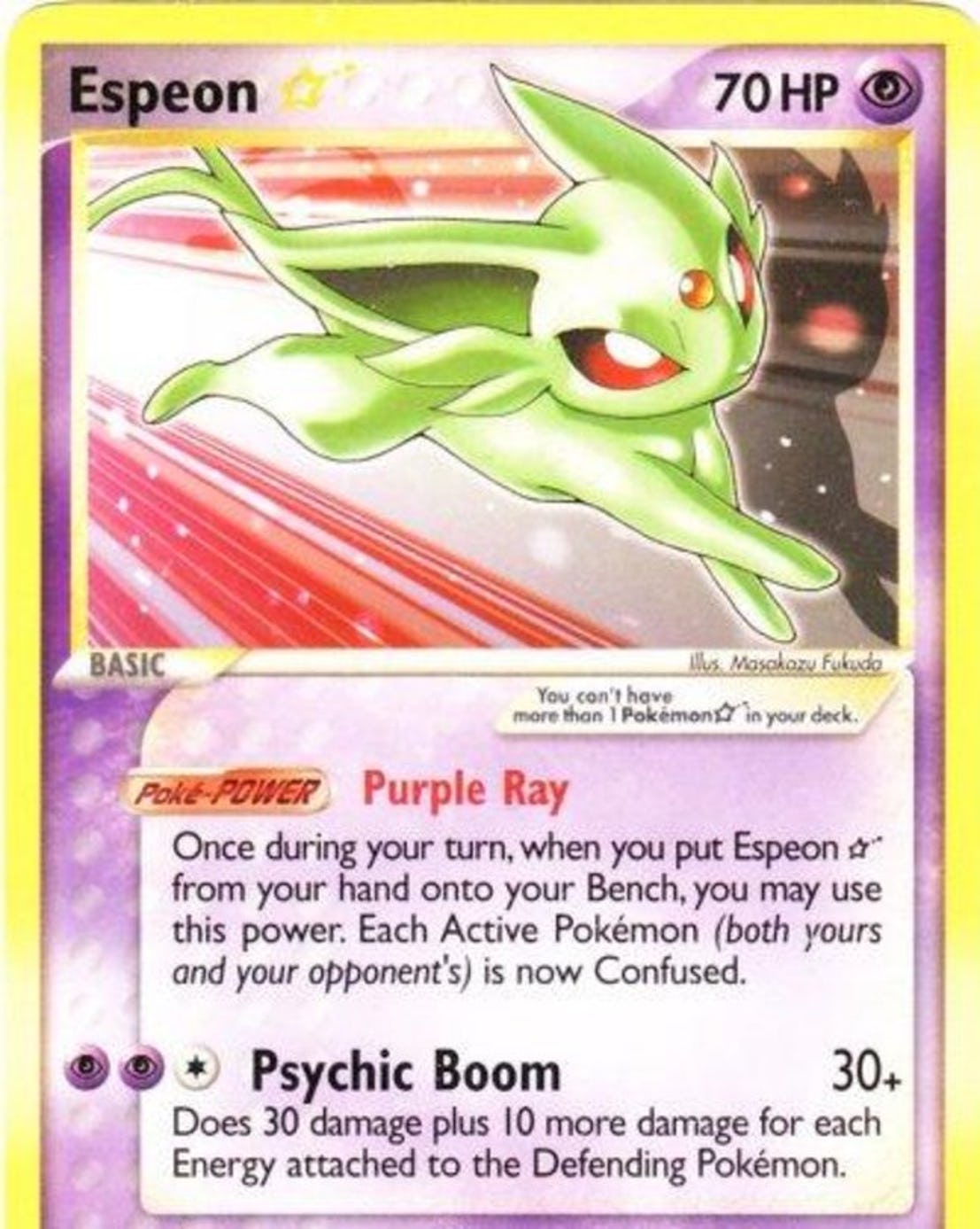 Shiny Espeon Card 1