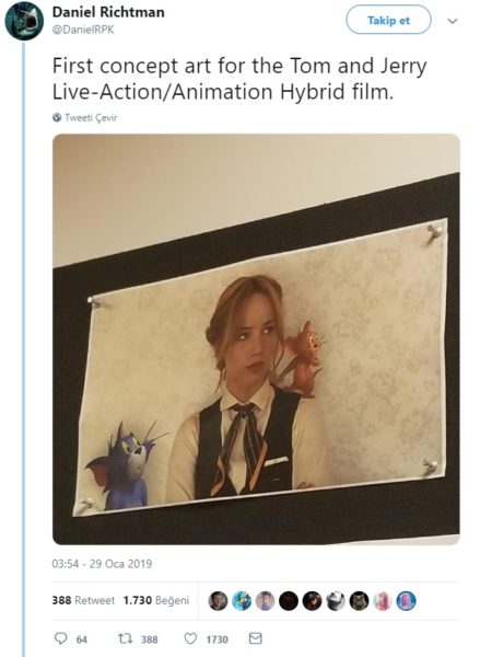 Tom and Jerry'nin yeni filminden ilk görsel sızdı