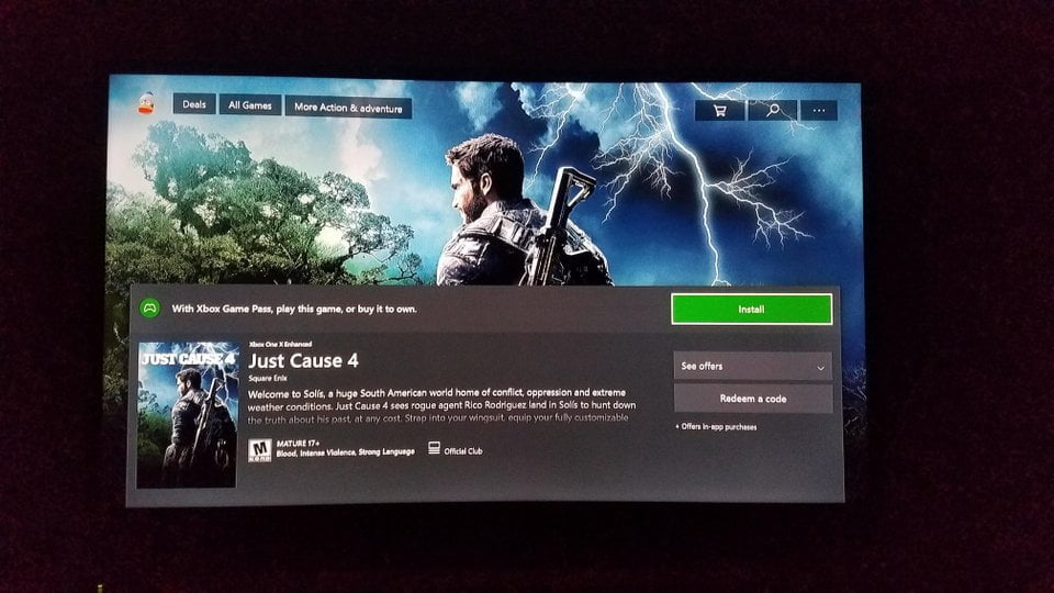 Just Cause 4 Game Pass