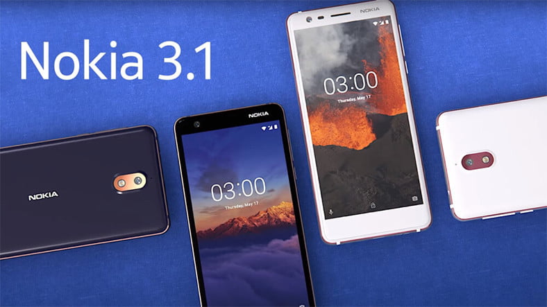 Nokia 3.1 için Android Pie
