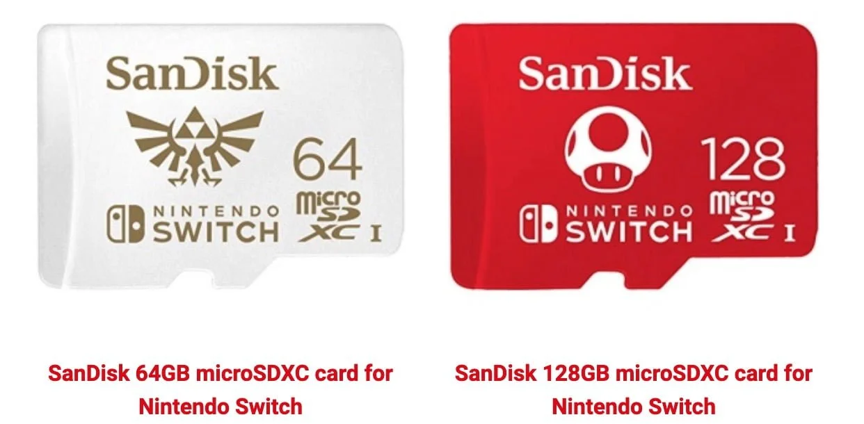Nintendo Switch için microSD