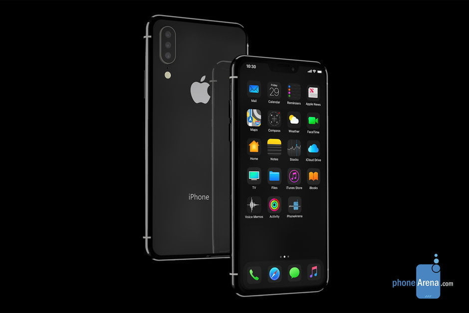 iPhone 11 running iOS 13 with Dark Mode pictured in 3D renders