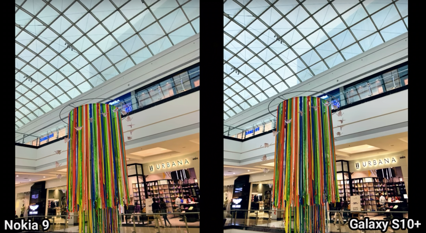 nokia 9 pureview vs galaxy s10 9