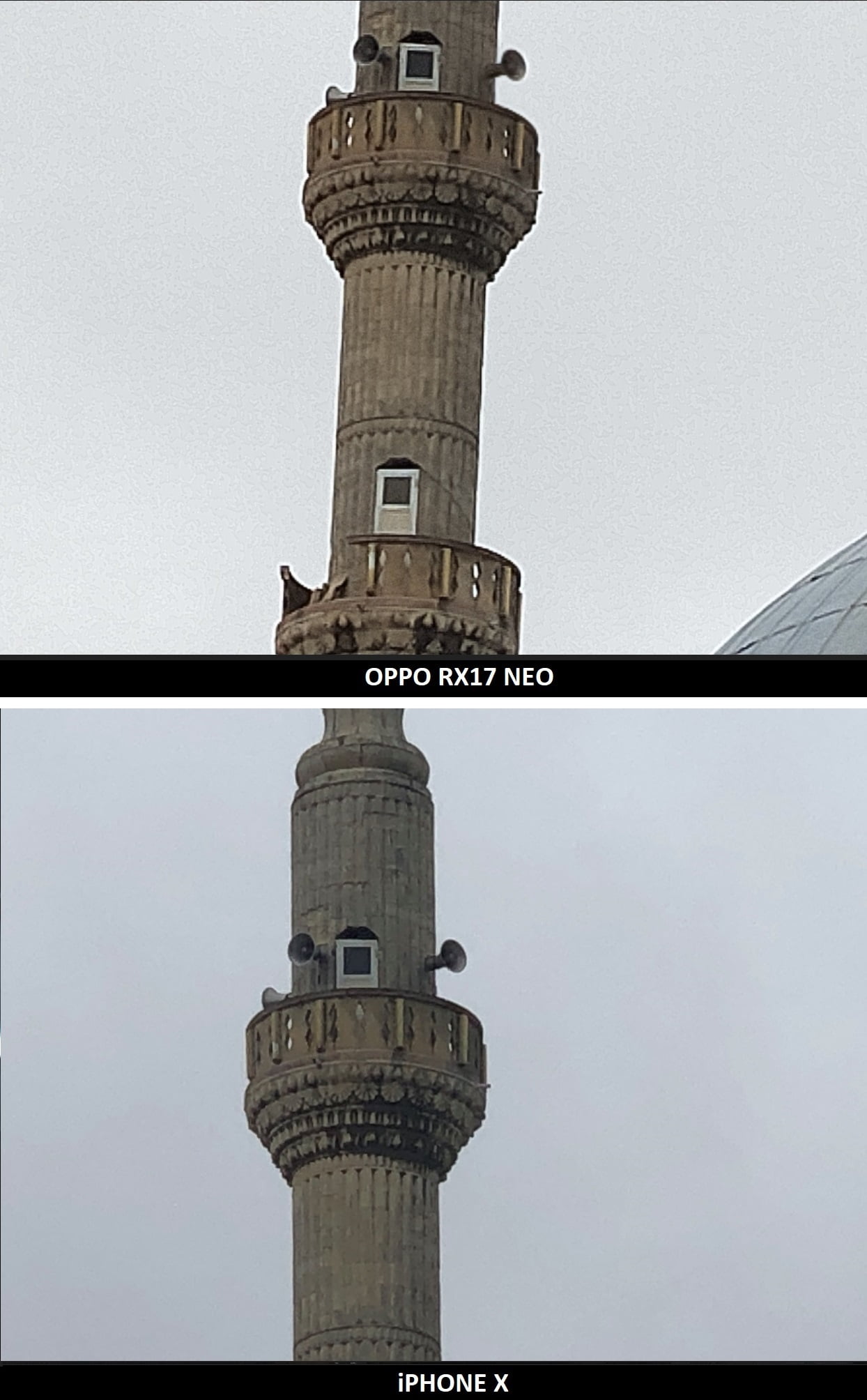 Oppo RX17 Neo ile Apple iPhone X kamera karşılaştırması