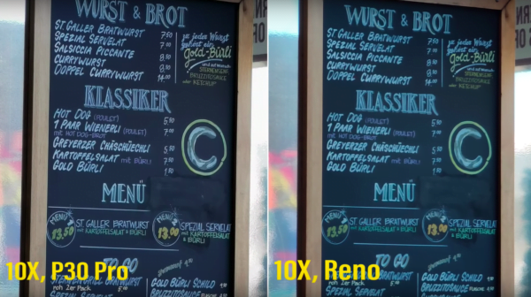 oppo reno vs p30 pro 2