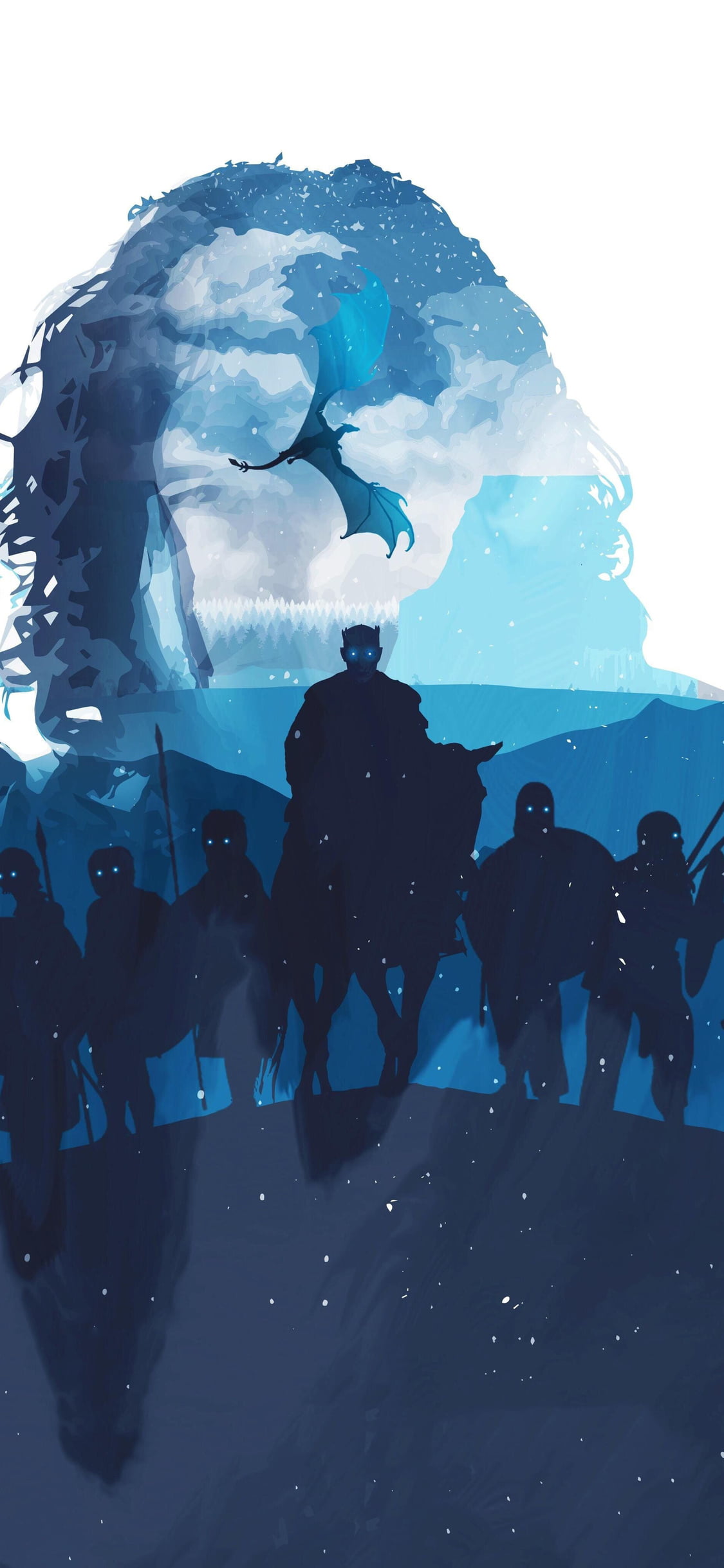 winter is here iPhone game of thrones wallpaper