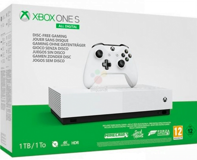 xbox one s all digital