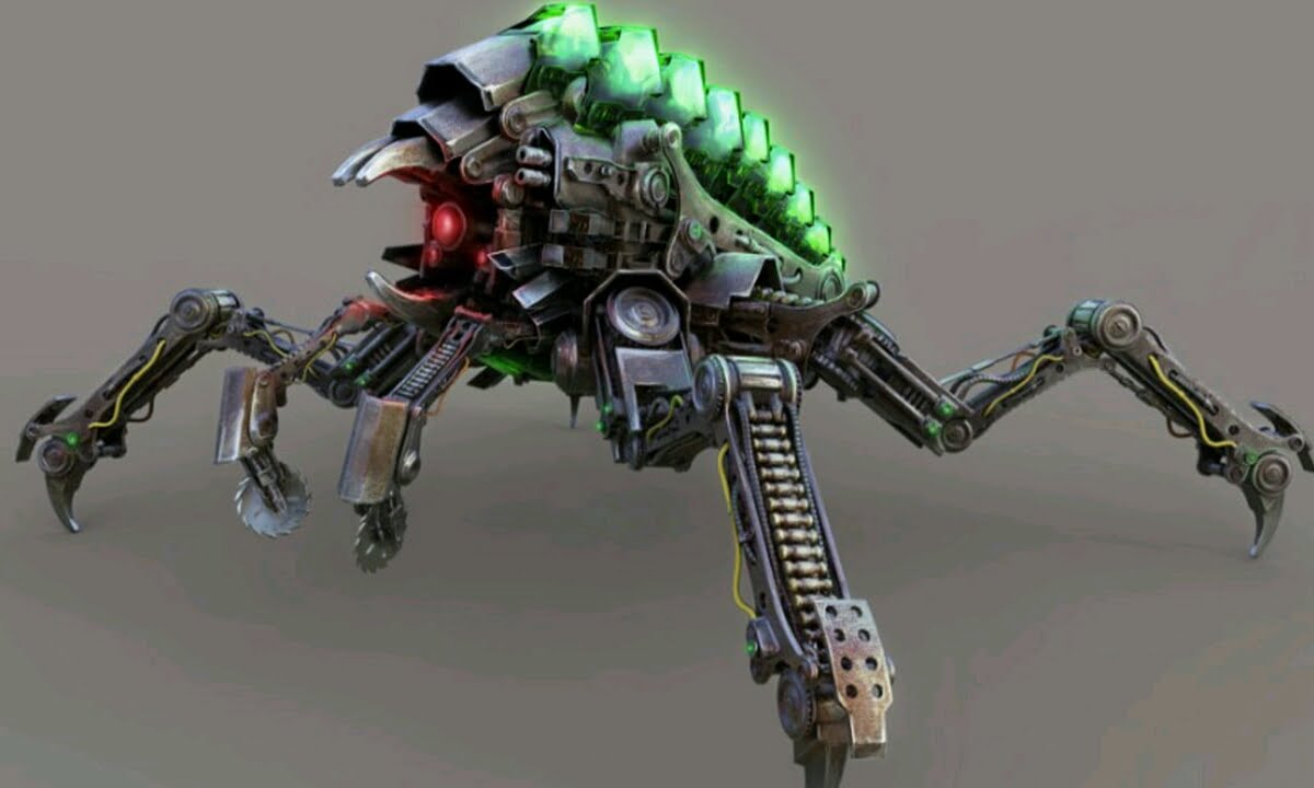 hayvan görünümlü asker robotlar