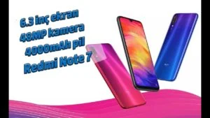 Redmi Note 7 inceleme! 48MP kameralı telefon! 21 Redmi Note 7 inceleme