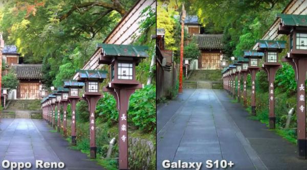 oppo reno vs galaxy s10 7