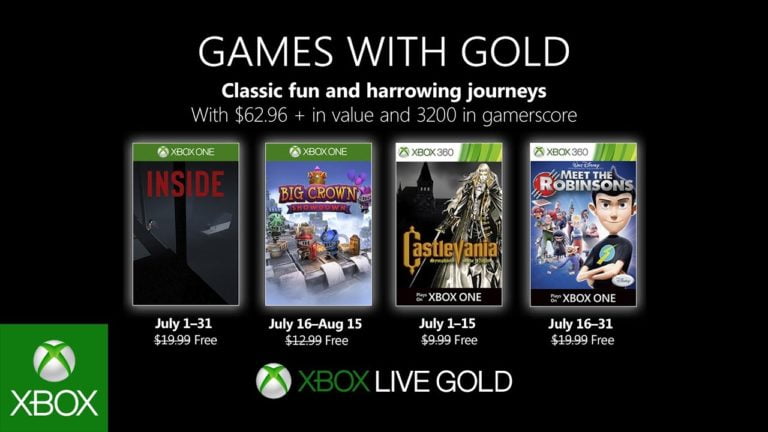 Xbox Live Gold Temmuz oyunları belli oldu