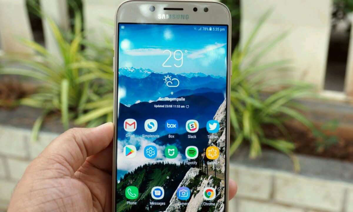 samsung galaxy j7 pro android pie